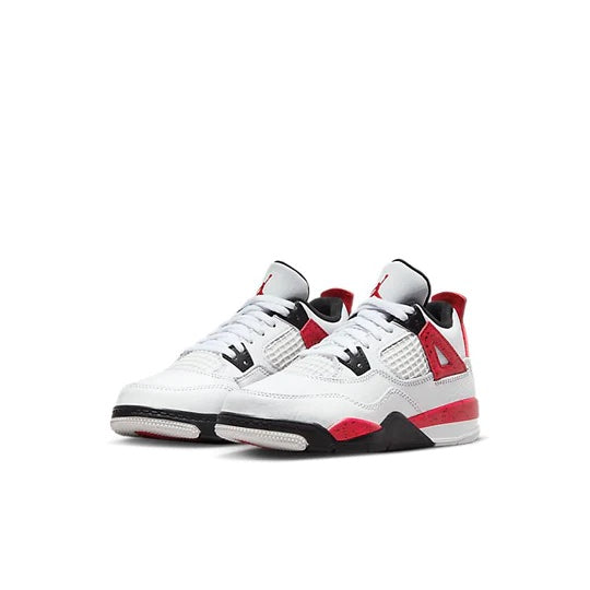 Air Jordan 4 Kids 'Red Cement' front view