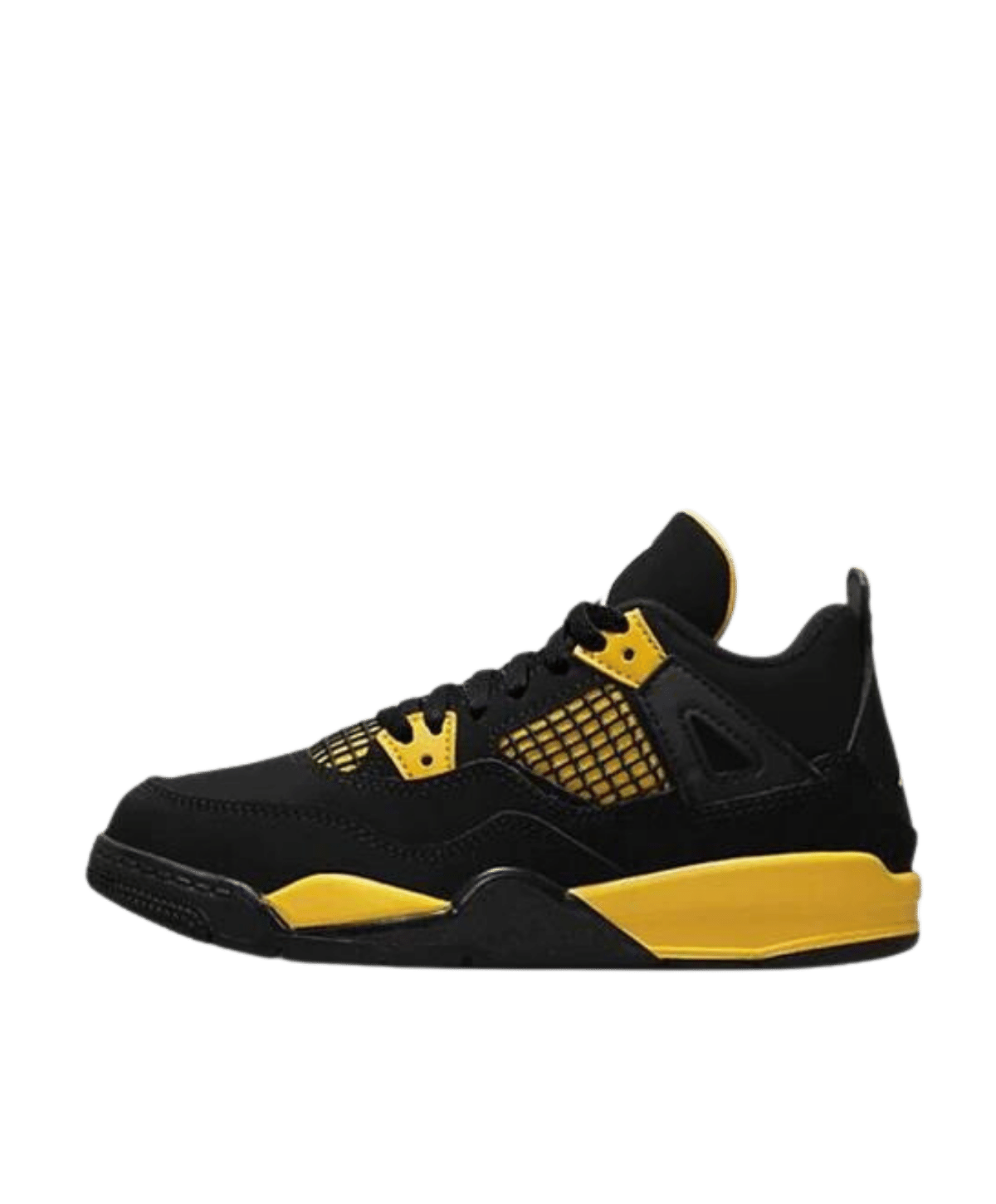 air jordan 4 kids thunder side view
