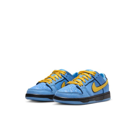 Nike SB Dunk Low Kids 'Powerpuff Girls Blue Bubbles' front view