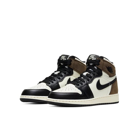 Air Jordan 1 High Junior 'Dark Mocha' front view