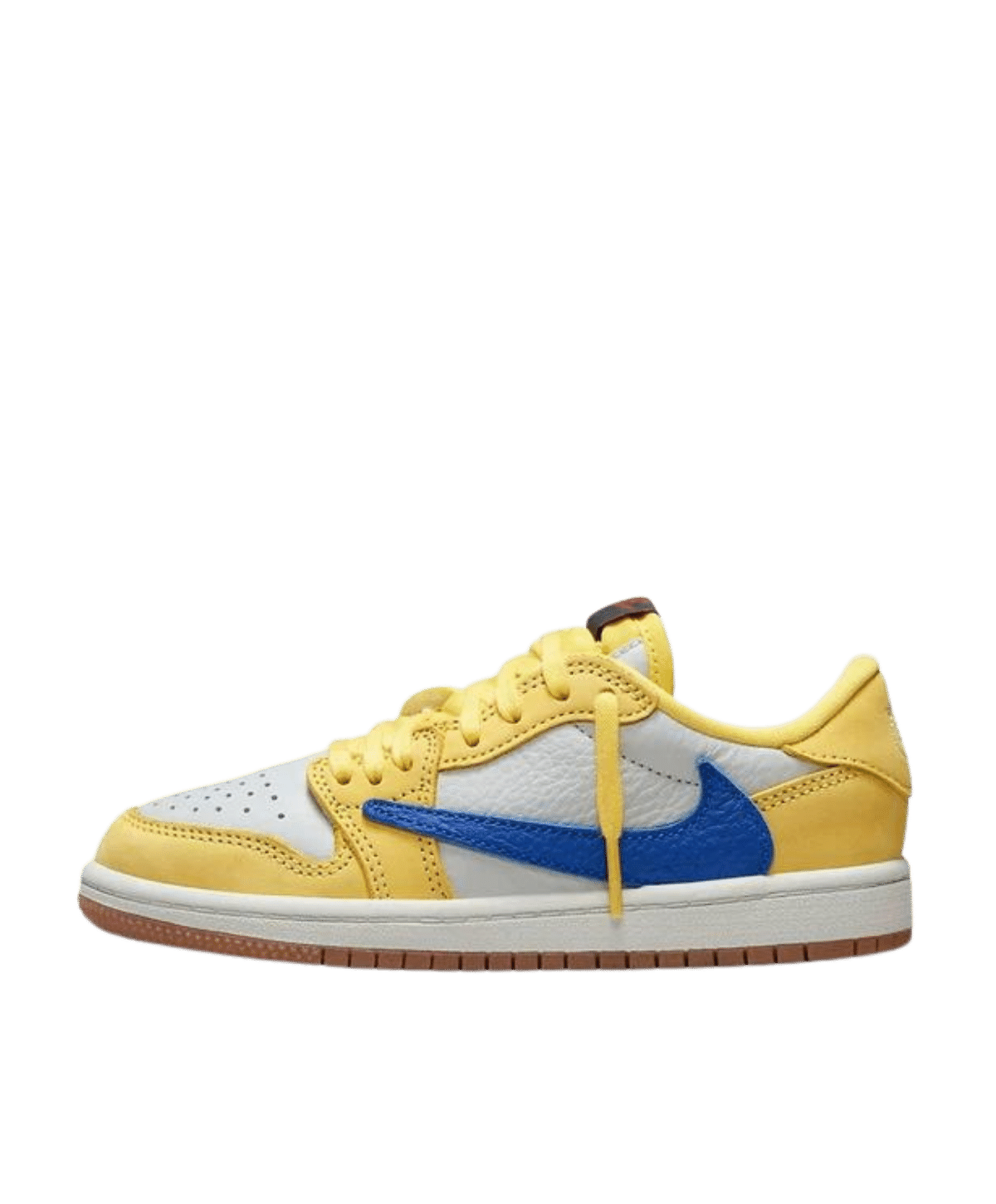 Air Jordan 1 Low x Travis Scott Kids 'Canary' side view