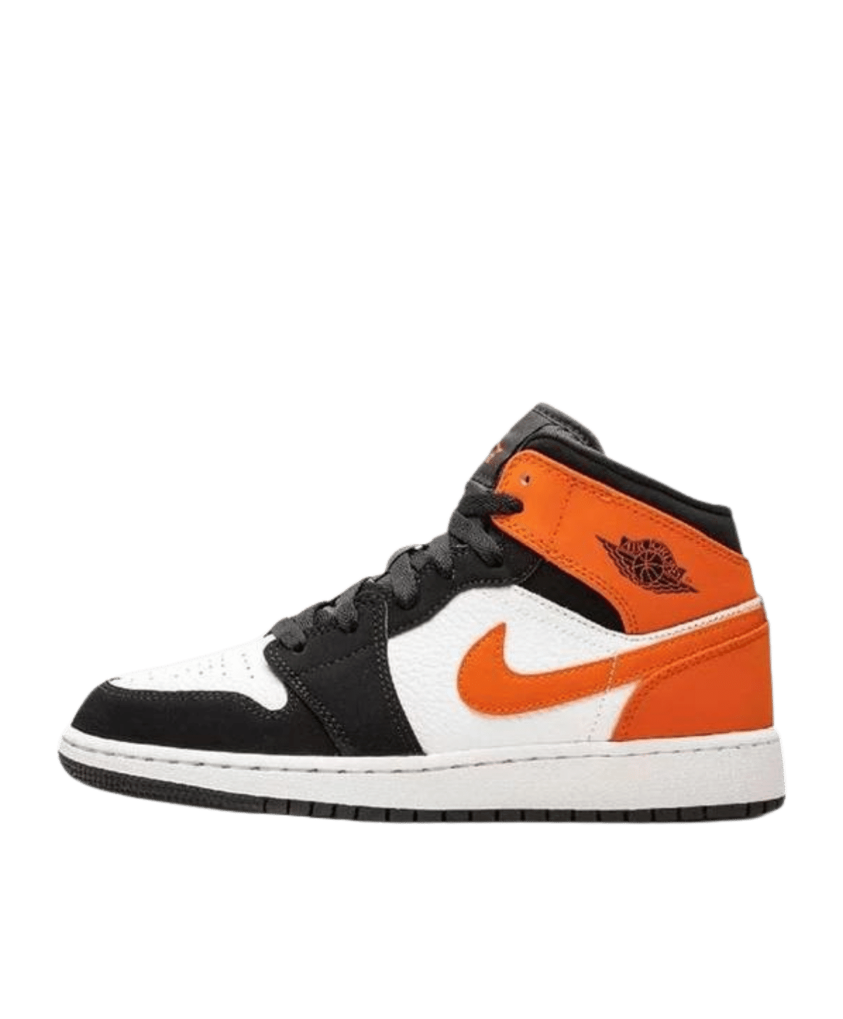 Air Jordan 1 Mid Junior Shattered Backboard Junior Orange Jordan 1s littlelaces