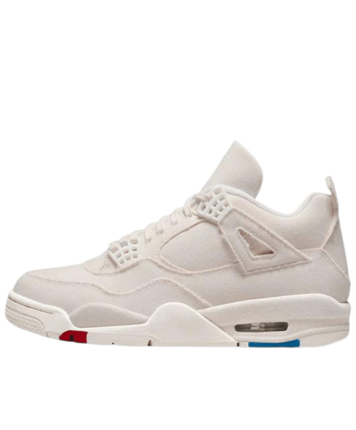 junior Air Jordan 4 'Blank Canvas' side view