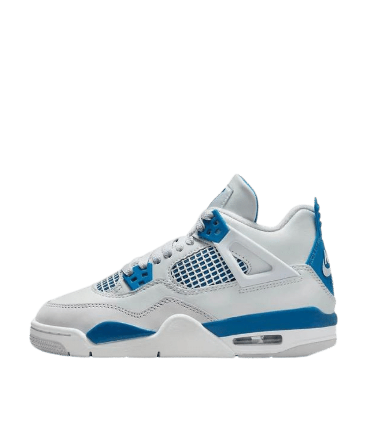 Air Jordan Junior Industrial Blue Junior White Blue Jordan 4s