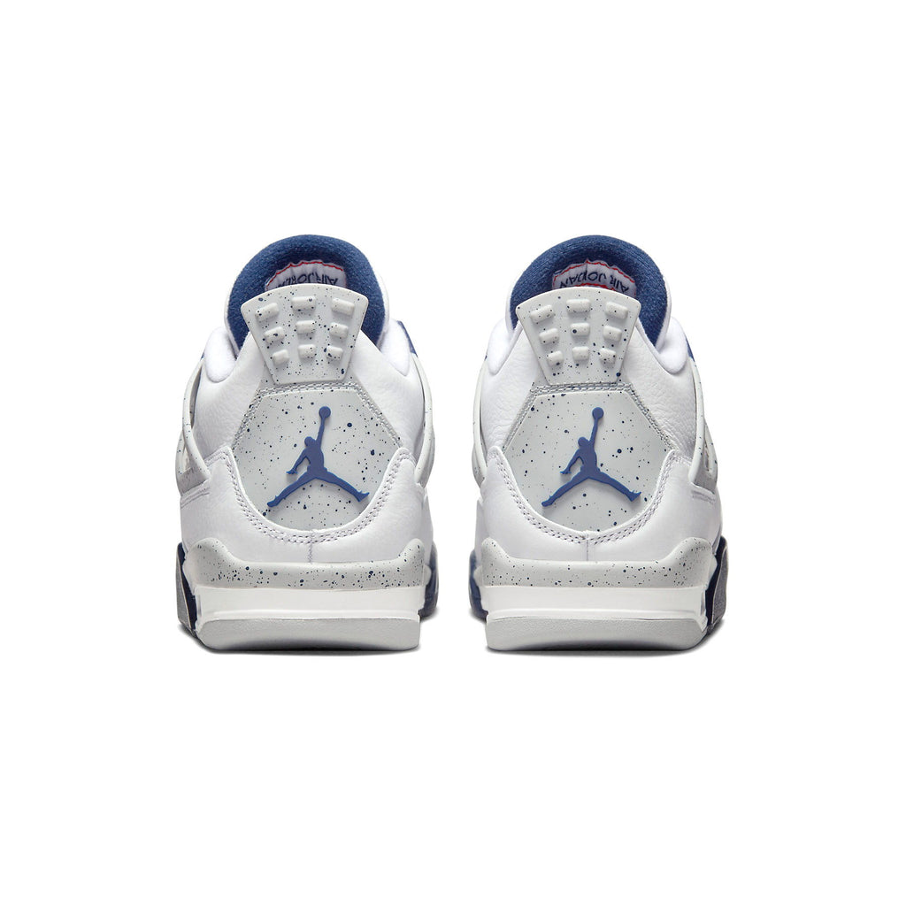 Air Jordan 4 Junior 'Midnight Navy' heel