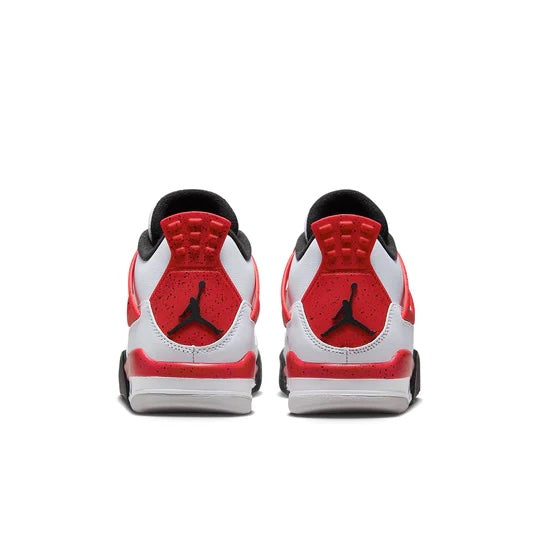 Air Jordan 4 Junior 'Red Cement' heel
