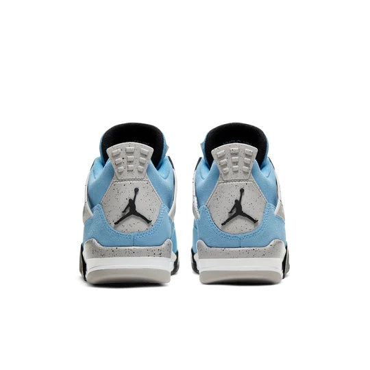 Air Jordan 4 Junior 'University Blue' heel