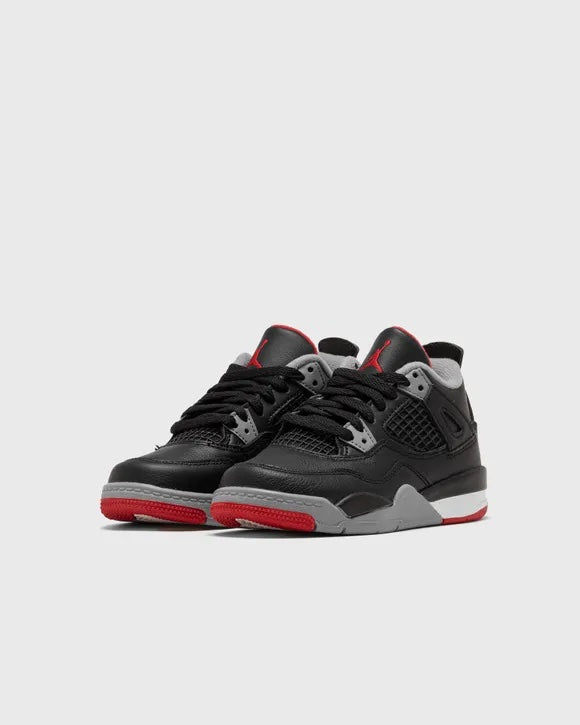 Air Jordan 4 Kids 'Bred Reimagined' front view