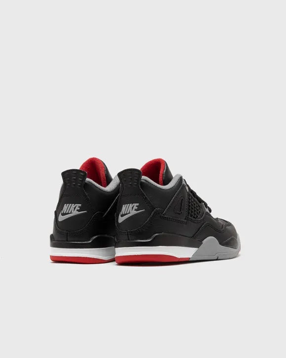 Air Jordan 4 Kids 'Bred Reimagined' back view