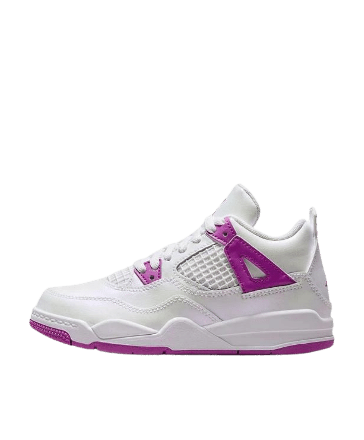 Air Jordan 4 Kids 'Hyper Violet' side view