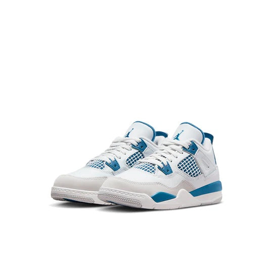 Air Jordan 4 Kids 'Industrial Blue' side view