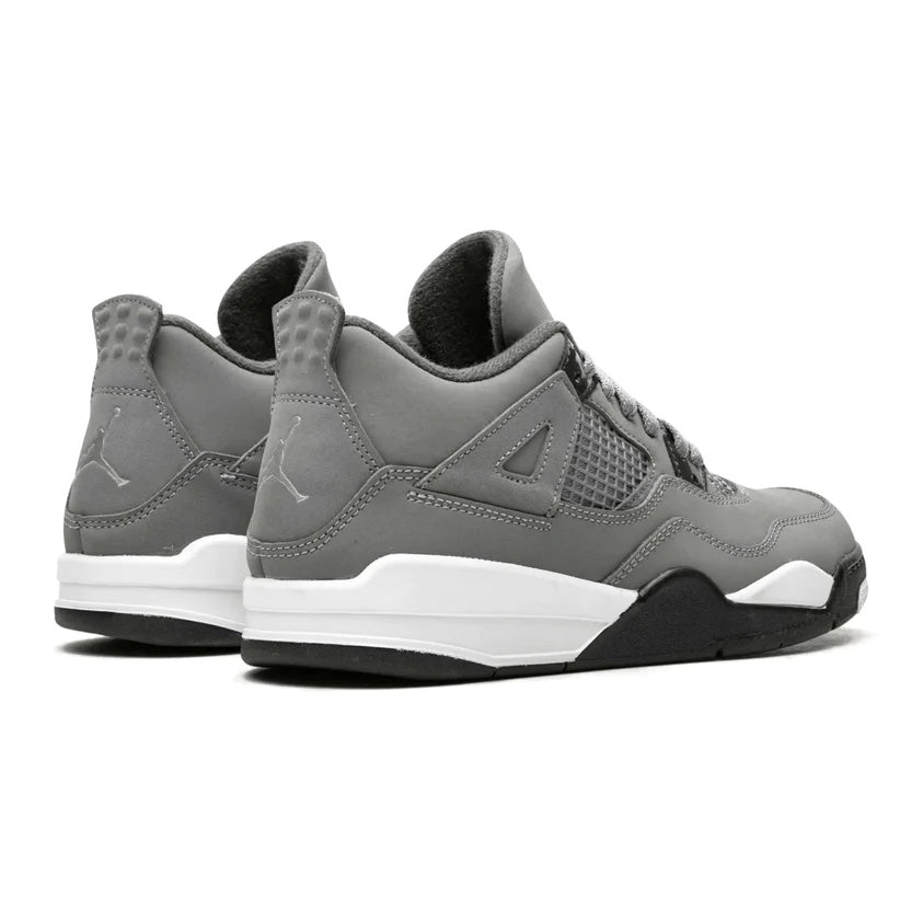 Air Jordan 4 Kids 'Cool Grey' back view