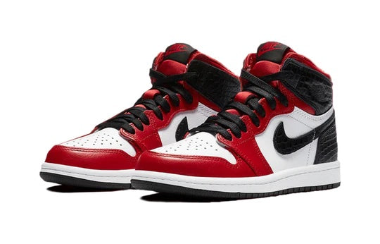 Air Jordan 1 High Kids 'Satin Snake Chicago' front view