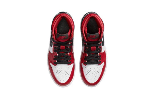 Air Jordan 1 High Kids 'Satin Snake Chicago' top view