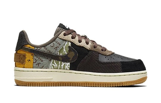Nike Air Force 1 Low x Travis Scott Kids 'Cactus Jack' side view