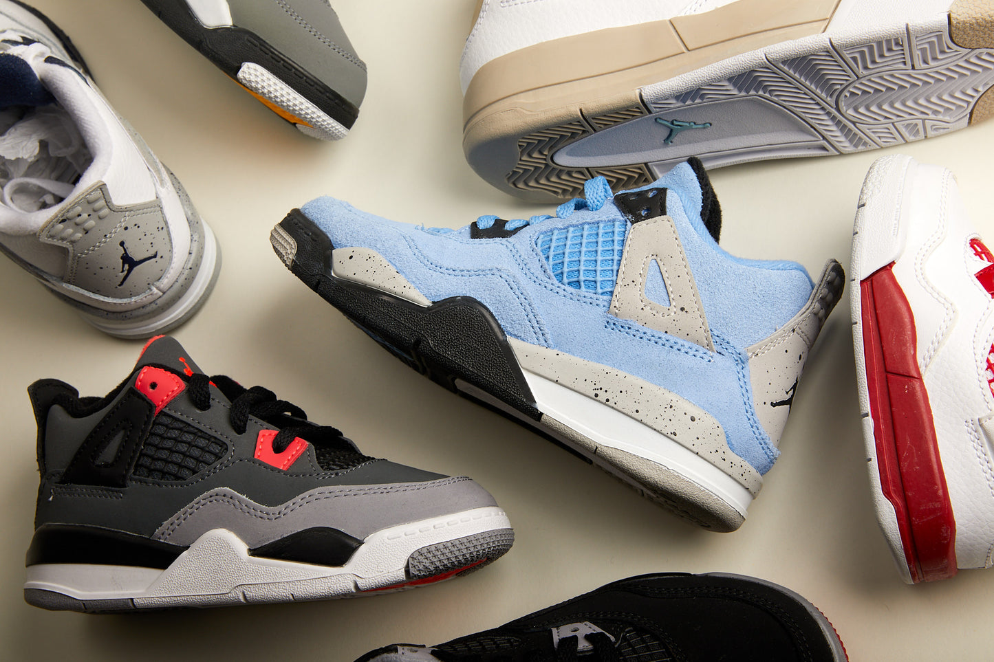 air jordan 4 kids collection