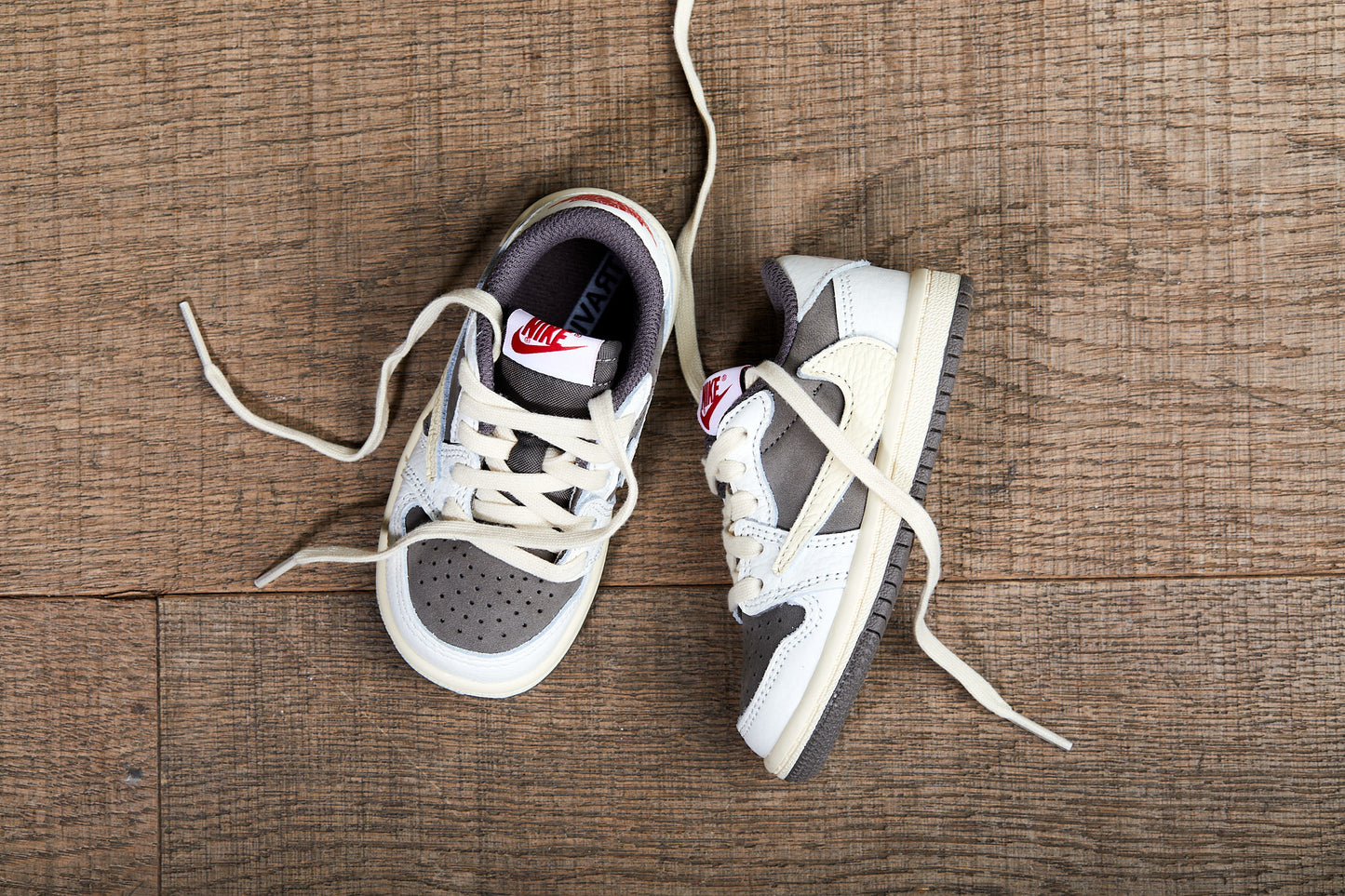 Air Jordan 1 Low x Travis Scott Kids 'Reverse Mocha'