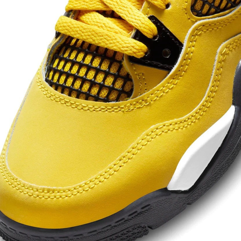 Air Jordan 4 Kids 'Lightning' toe box