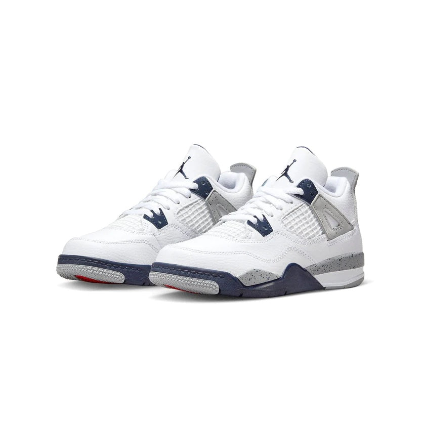 Air Jordan 4 Kids 'Midnight Navy' front view