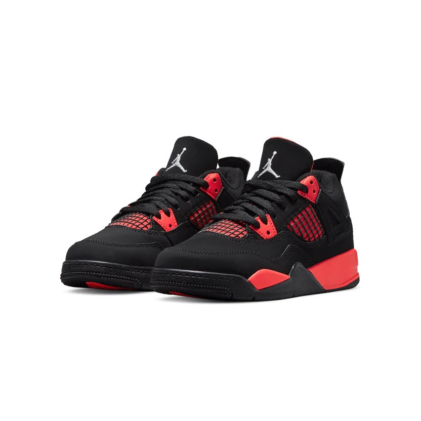 Air Jordan 4 Kids 'Red Thunder' front view