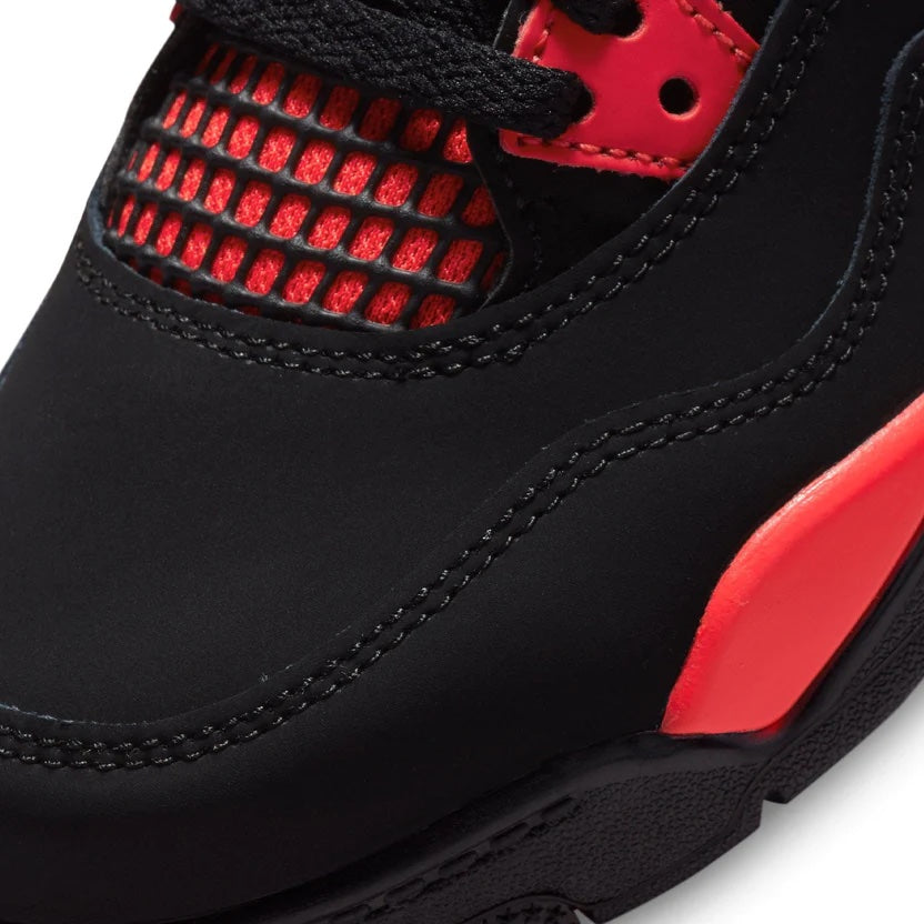 Air Jordan 4 Kids 'Red Thunder' toe box