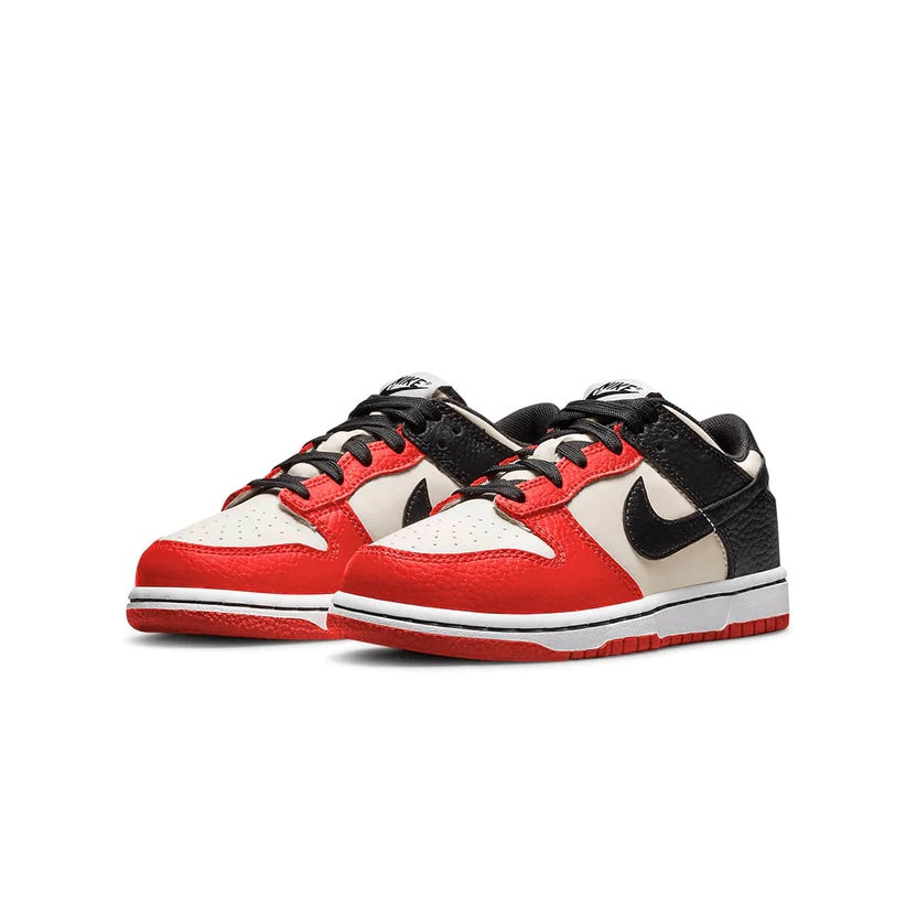 Nike Dunk Low Kids 'NBA Chicago' FRONT VIEW
