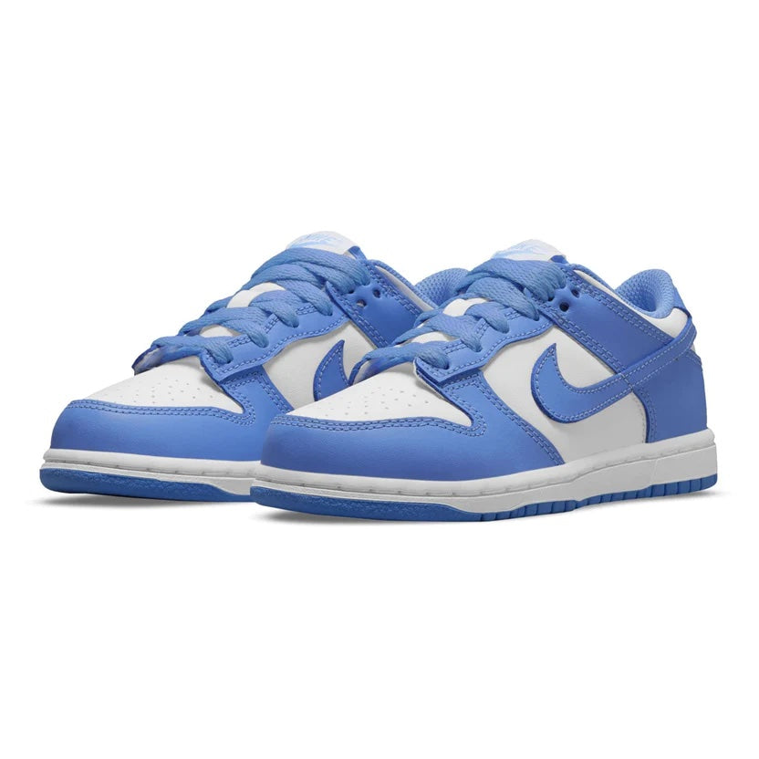 Nike Dunk Low Kids 'UNC Blue' FRONT VIEW