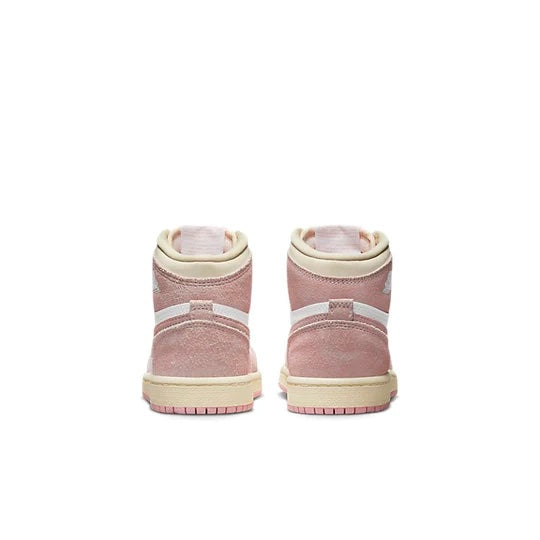 Air Jordan 1 High Kids 'Washed Pink' heel