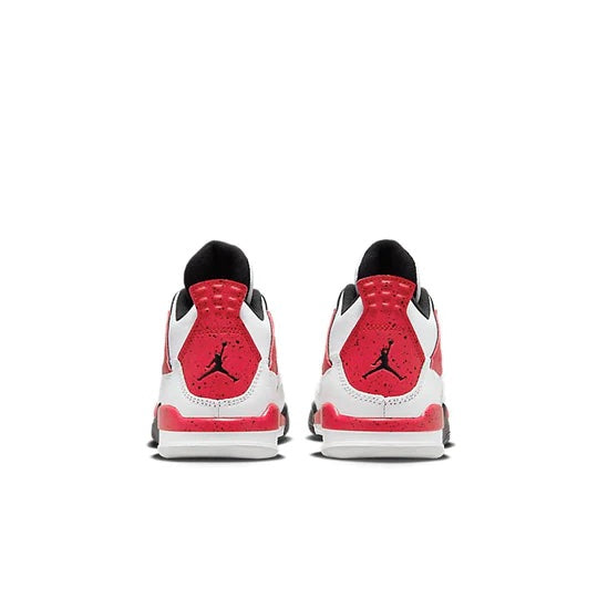 Air Jordan 4 Kids 'Red Cement' heel