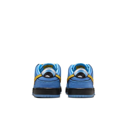 Nike SB Dunk Low Kids 'Powerpuff Girls Blue Bubbles' heel
