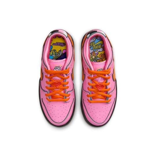 Nike SB Dunk Low Kids 'Powerpuff Girls Pink Blossom' top view