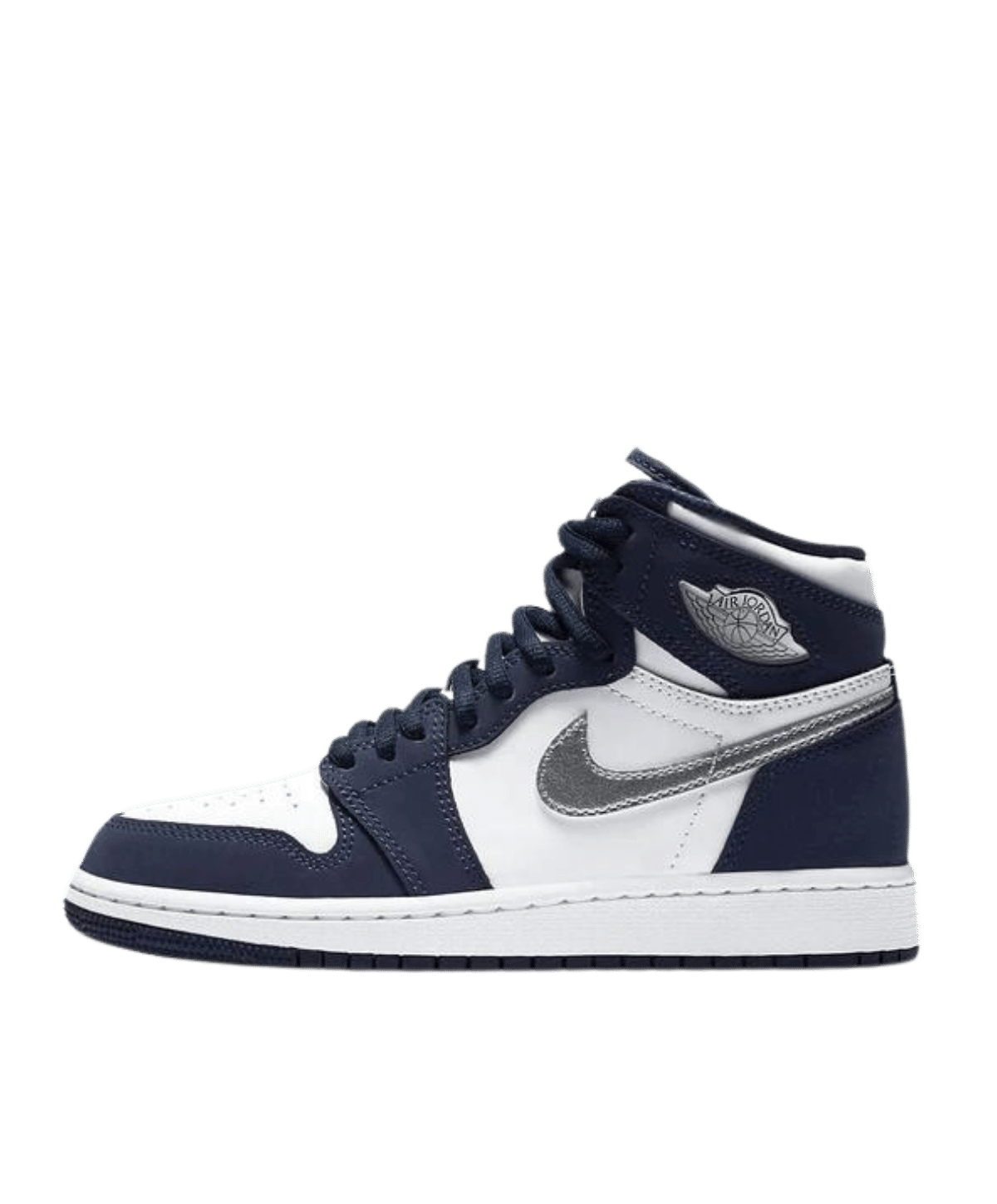 Air Jordan 1 High Junior 'Midnight Navy' side view