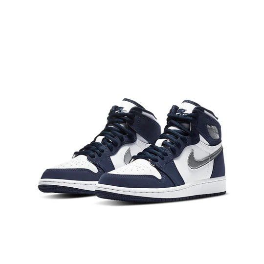 Air Jordan 1 High Junior 'Midnight Navy' front view