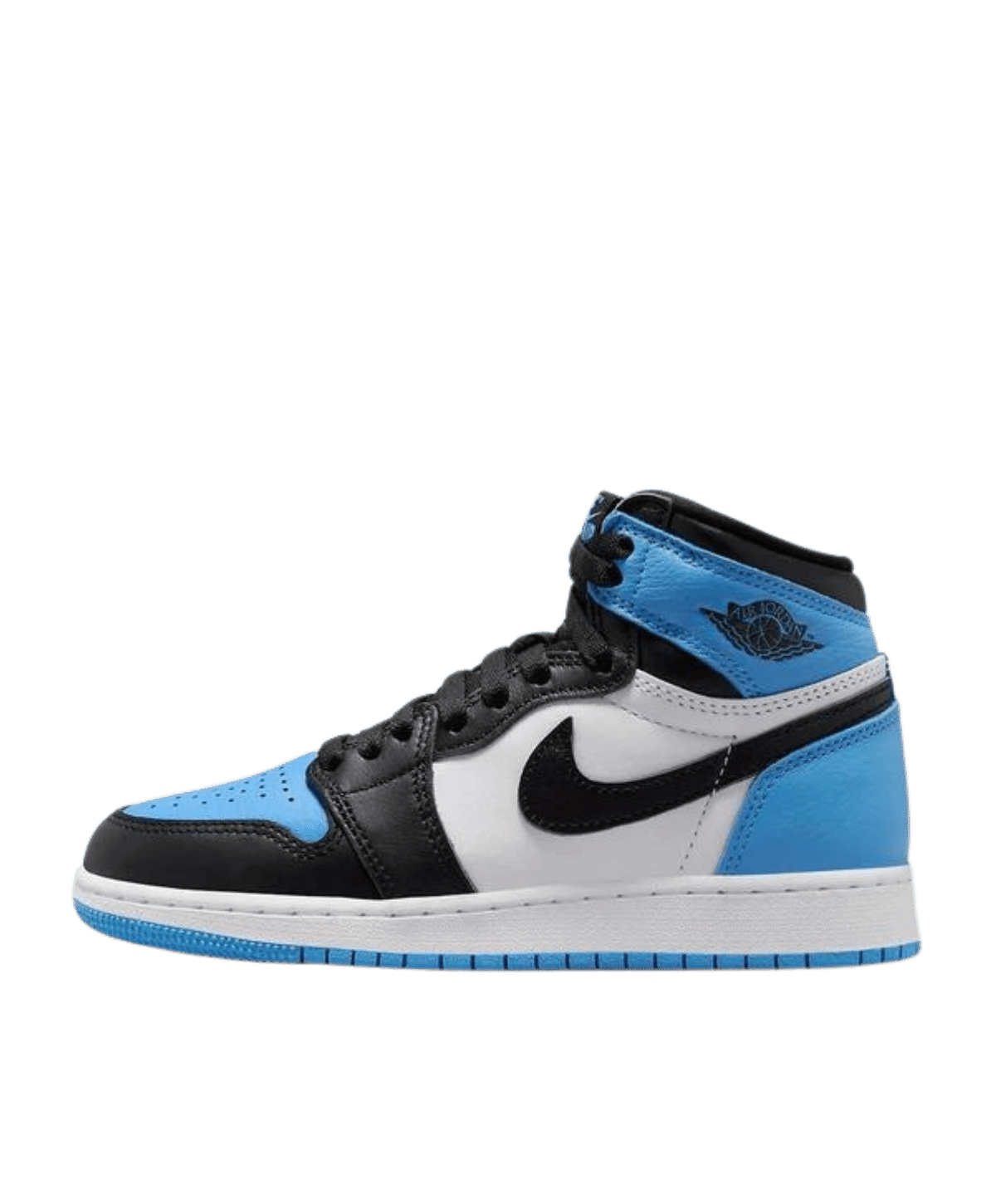 Air Jordan 1 High Junior 'UNC Toe' side view