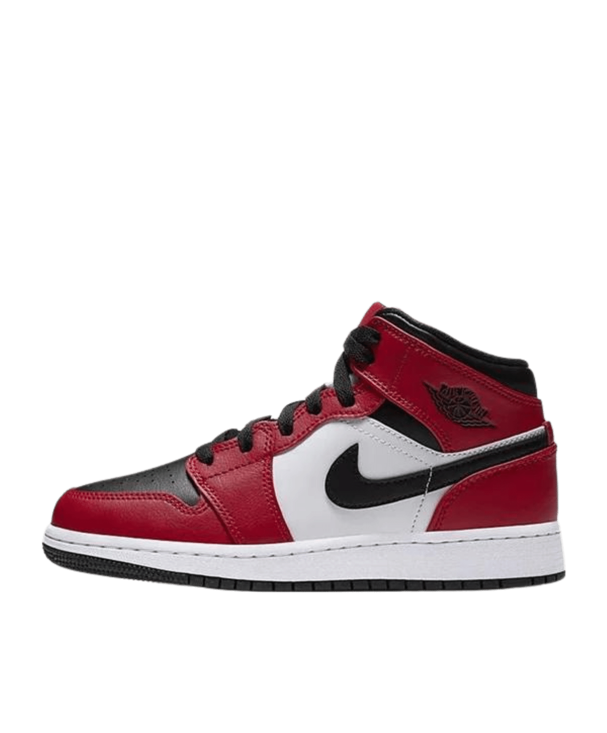 Air Jordan 1 Mid Junior 'Chicago Black Toe' side