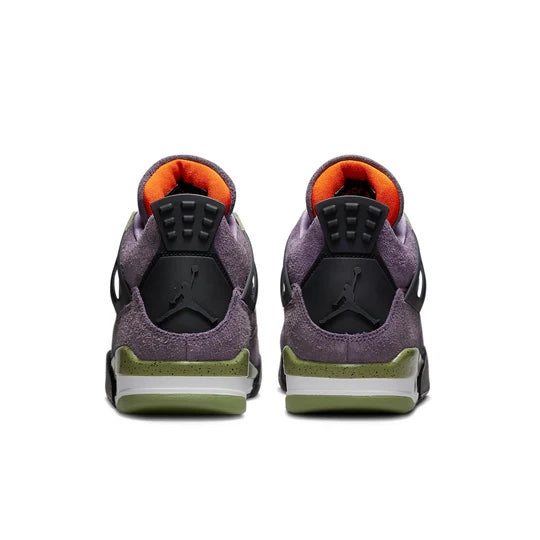 junior Air Jordan 4 'Canyon Purple' heel