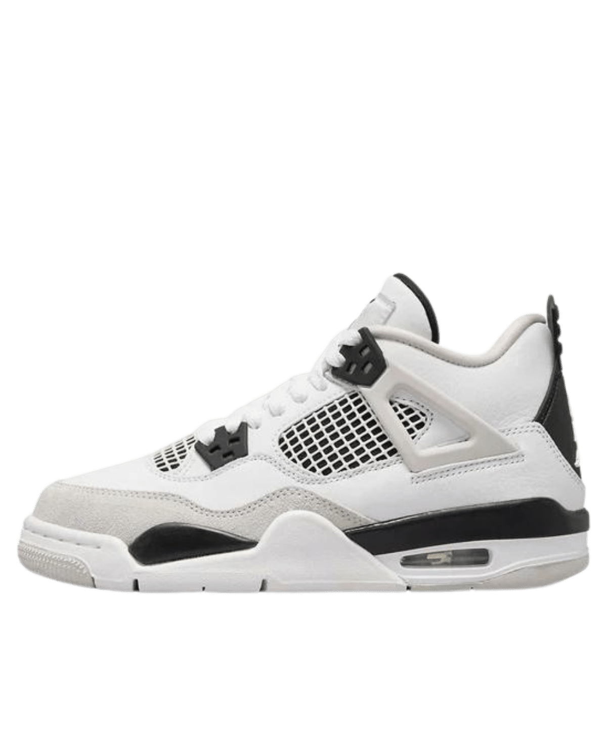 Air Jordan 4 Junior 'Military Black' side view