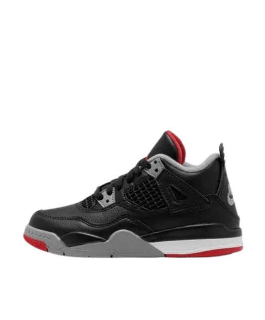 Air Jordan 4 Kids 'Bred Reimagined' side view