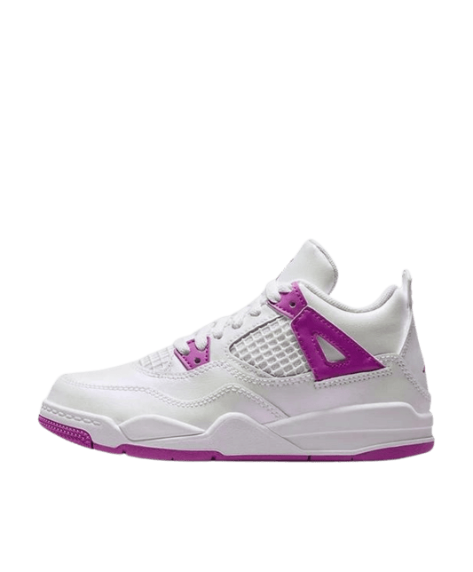 Air Jordan 4 Kids 'Hyper Violet' side view