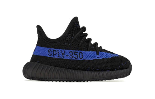 Adidas Yeezy Boost 350 V2 Kids 'Dazzling Blue' side view