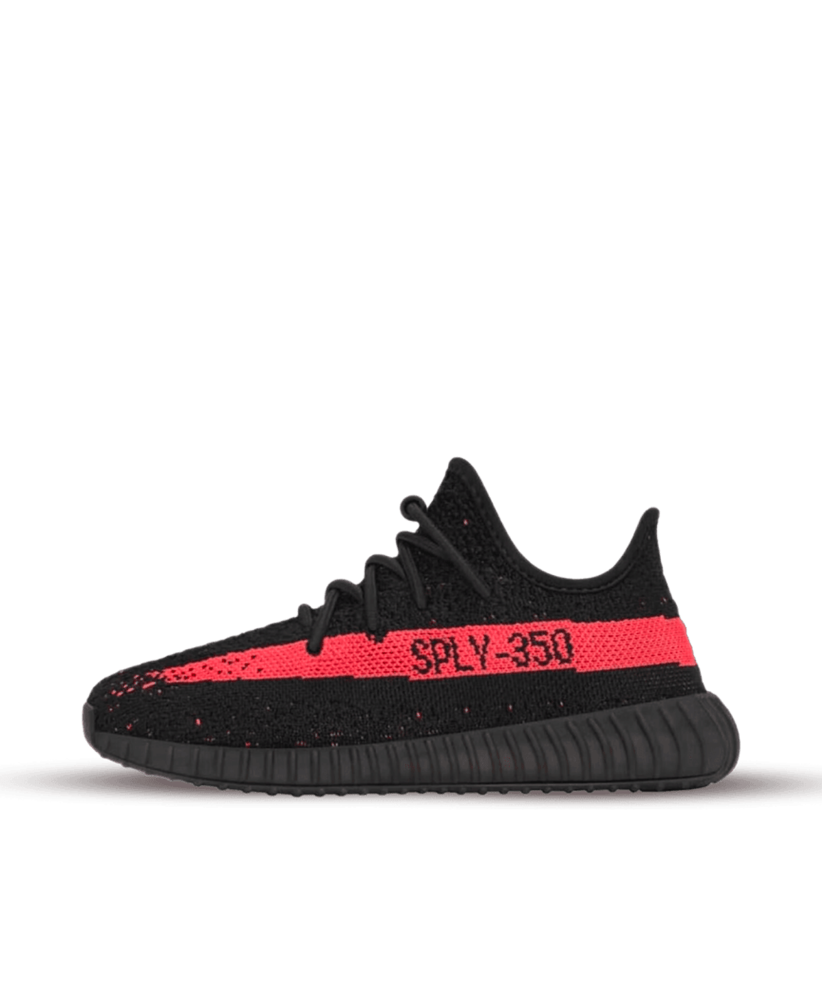 Adidas Yeezy Boost 350 V2 Kids 'Core Black Red' SIDE VIEW