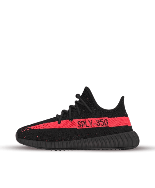 Adidas Yeezy Boost 350 V2 Kids 'Core Black Red' SIDE VIEW