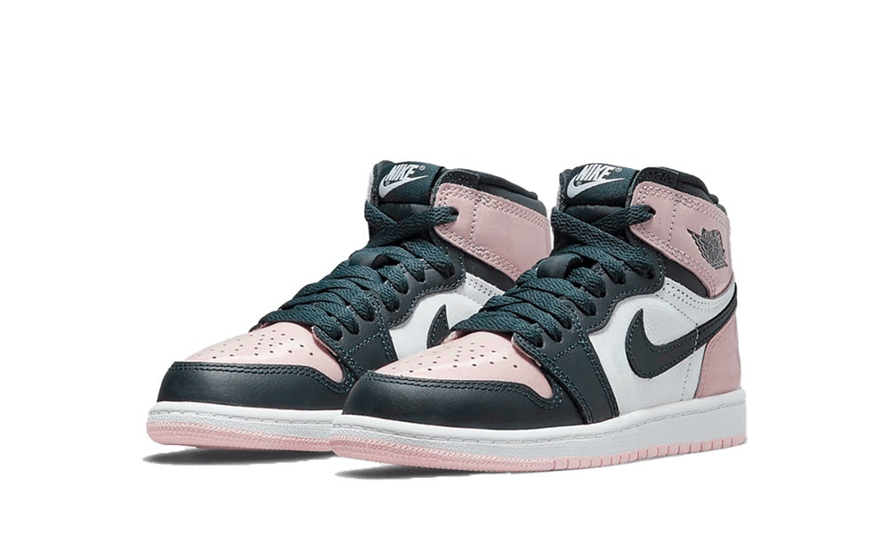 Black and best sale pink jordans kids