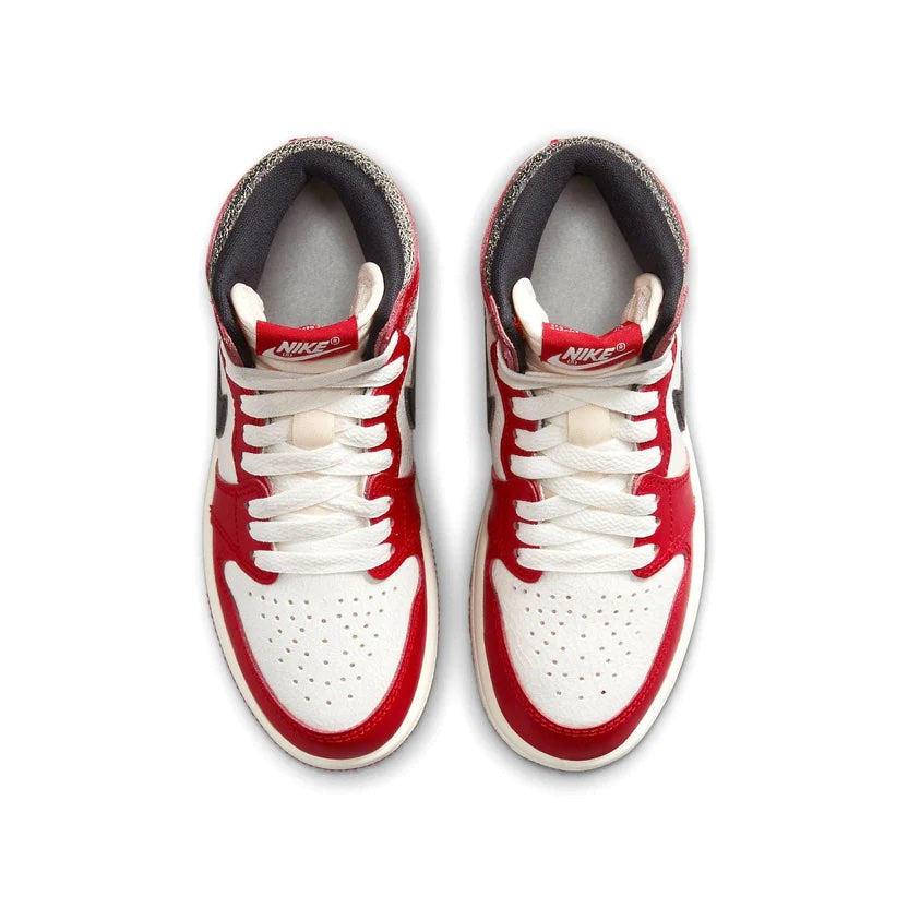 Air Jordan 1 High Kids 'Chicago Lost and Found' top view