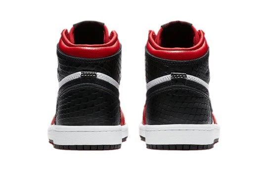 Air Jordan 1 High Kids 'Satin Snake Chicago' heel