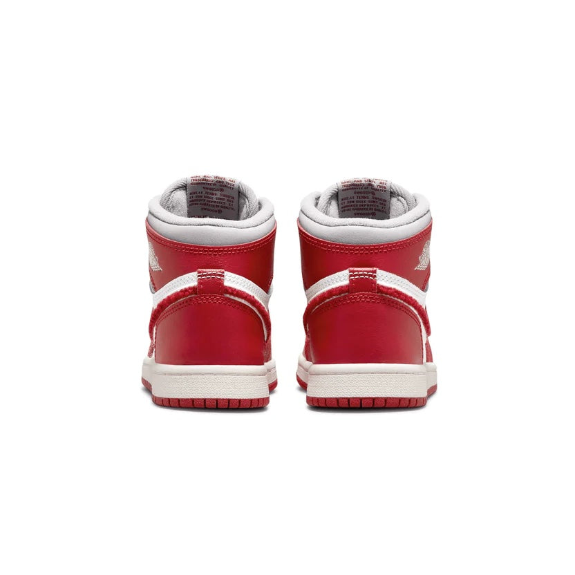 Air Jordan 1 High Kids 'Varsity Red' heel