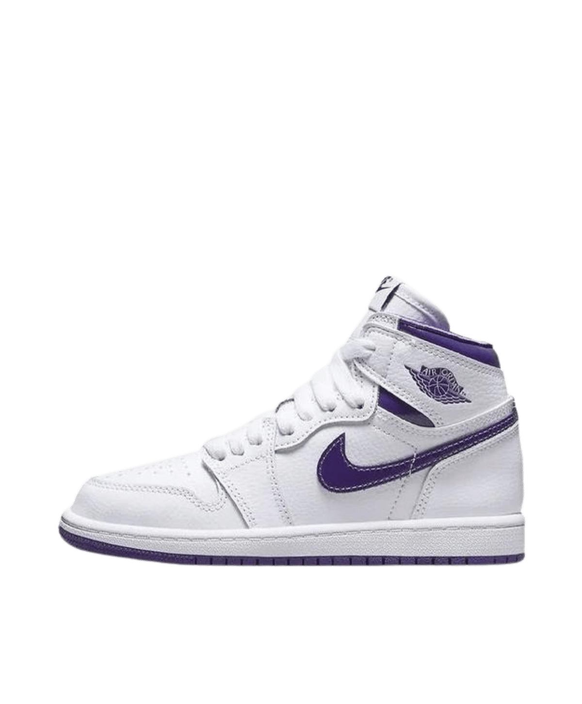 Air Jordan 1 High Kids 'Court Purple' side view