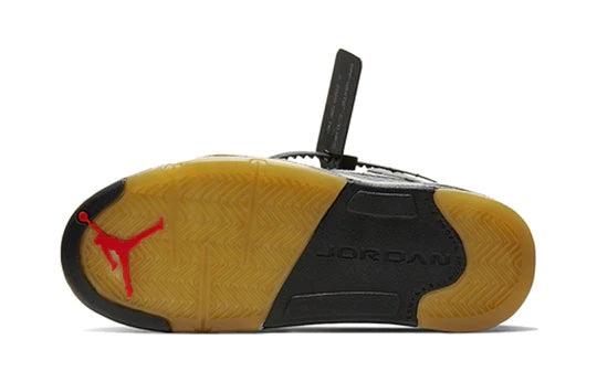 Air Jordan 5 x Off-White Kids 'Black' sole