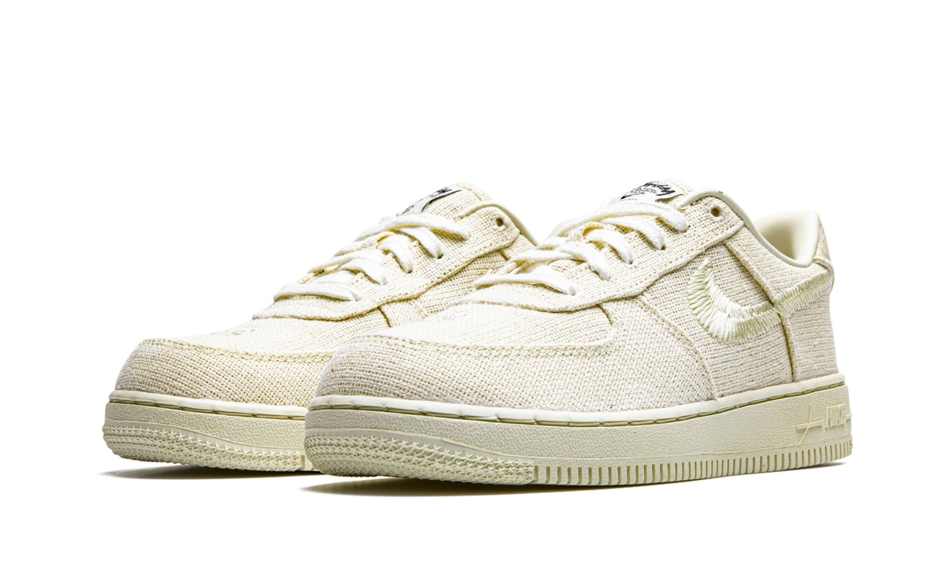 Nike Air Force 1 Low Kids x Stussy 'Fossil' front view