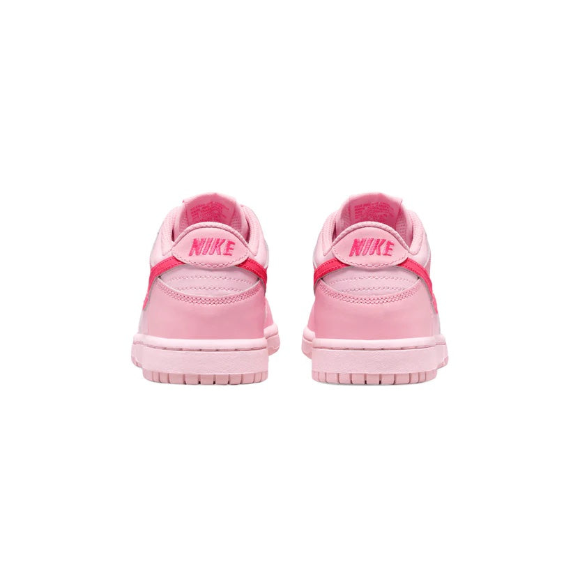 Nike Dunk Low Kids 'Triple Pink' heel